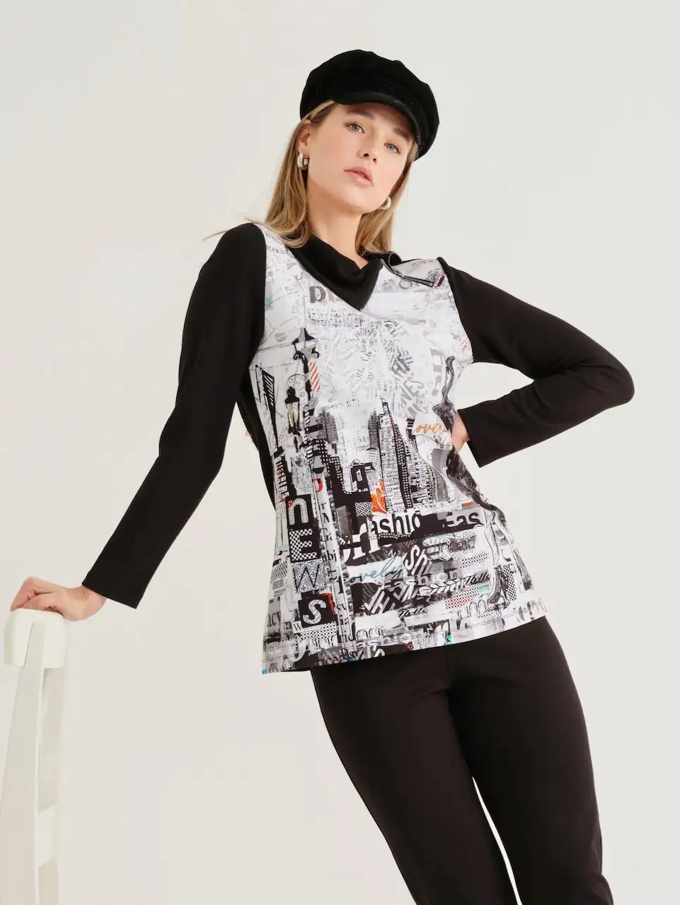 Camiseta DOLCEZZA MONTREAL cuello con cremallera - Imagen 2