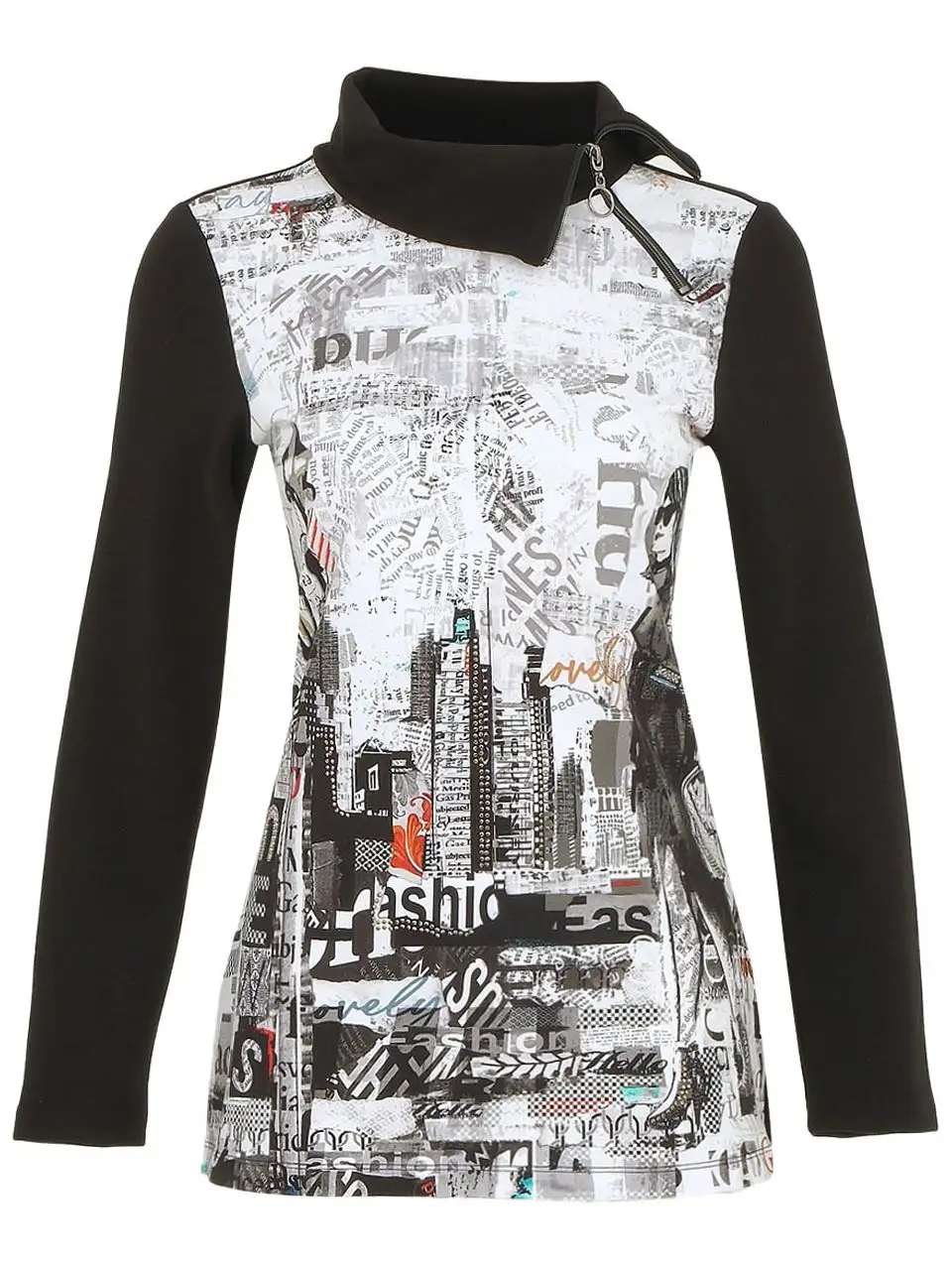Camiseta DOLCEZZA MONTREAL cuello con cremallera - Imagen 4