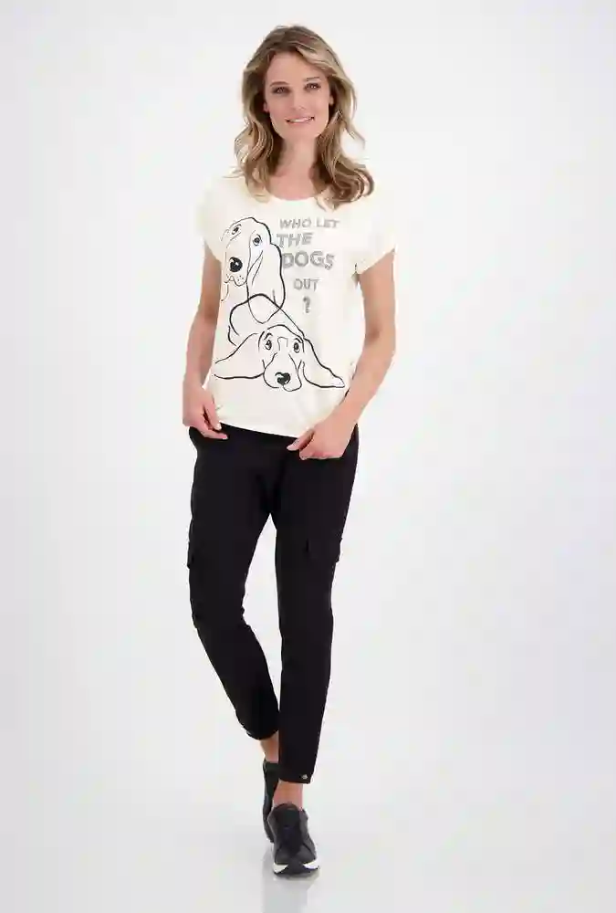 Camiseta MONARI estampado perritos Monari