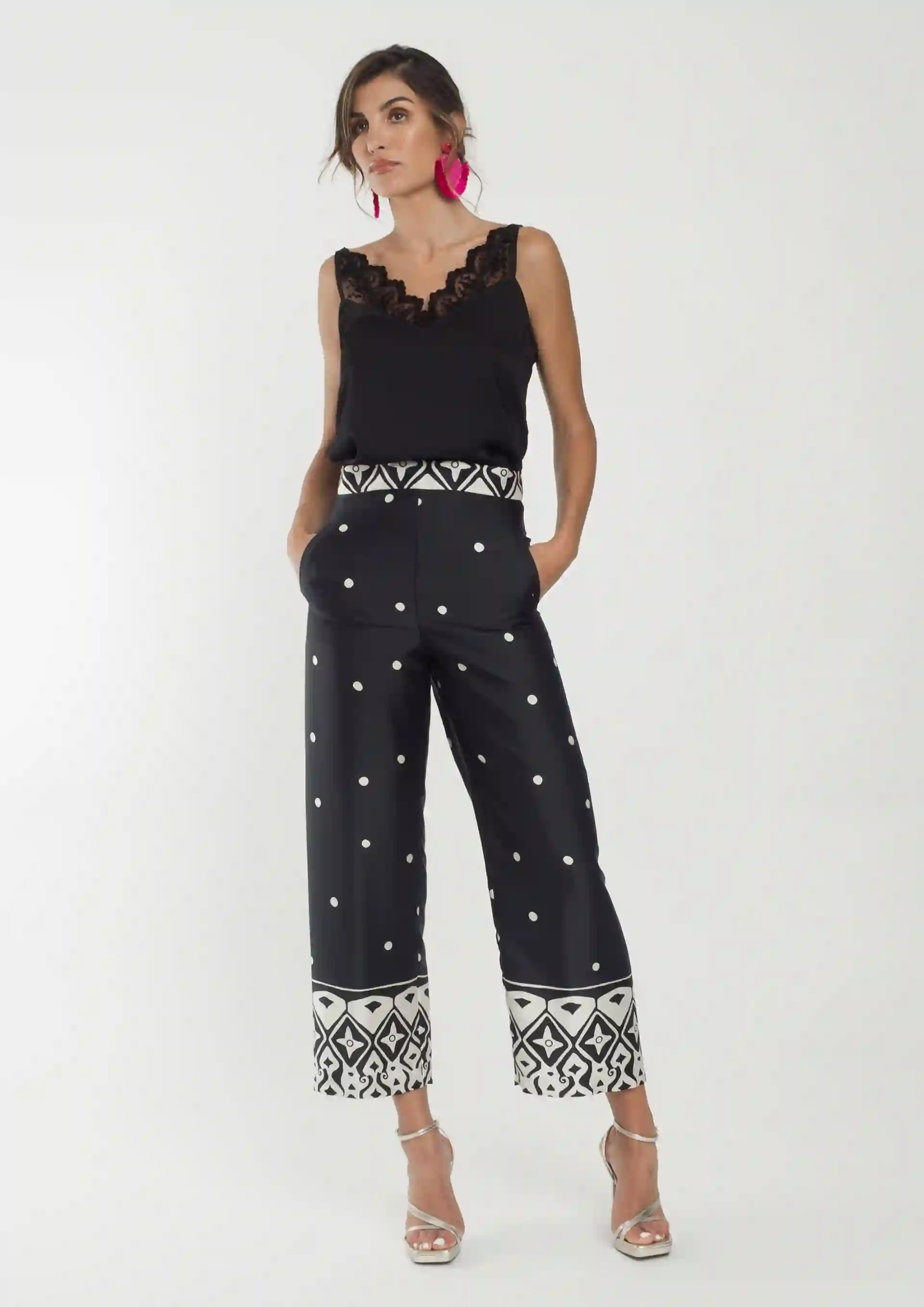 Culotte ALBA CONDE estampado lunares