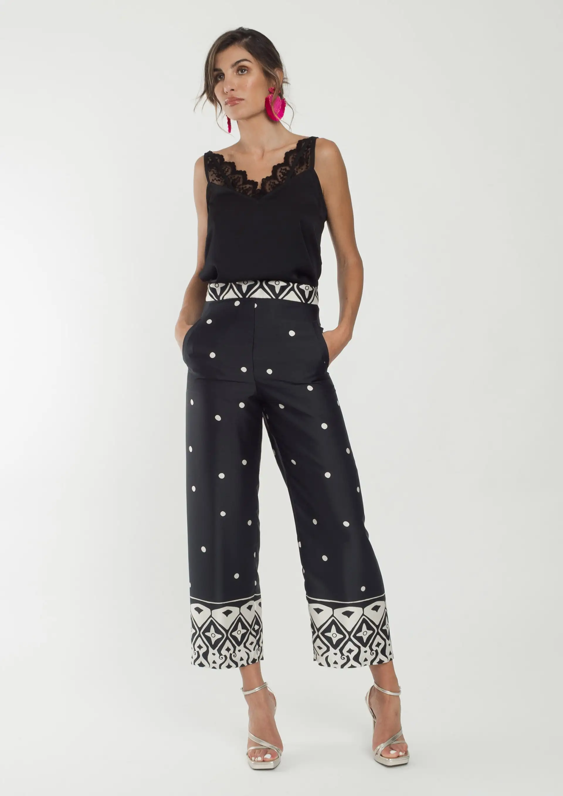 Culotte ALBA CONDE estampado lunares