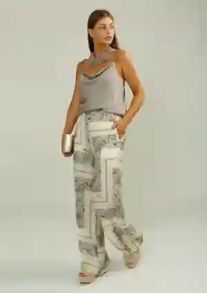 Alba pants fluid printed width