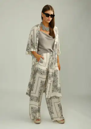 Alba pants fluid printed width - Image 3