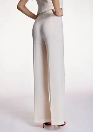 Pantalón ALBA CONDE crudo invitada - Imagen 2