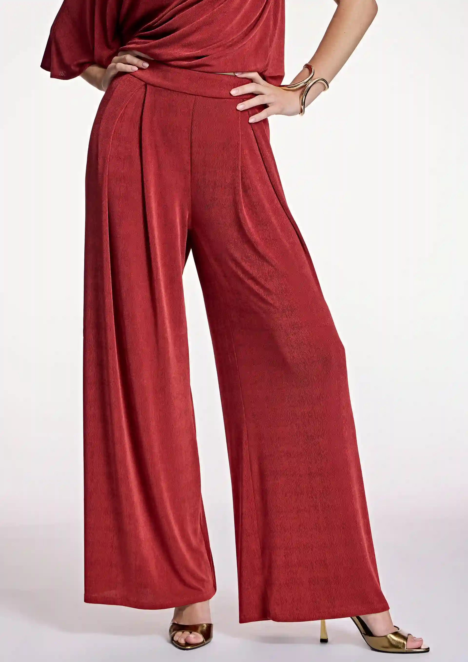 Pantalón ALBA CONDE fluido punto