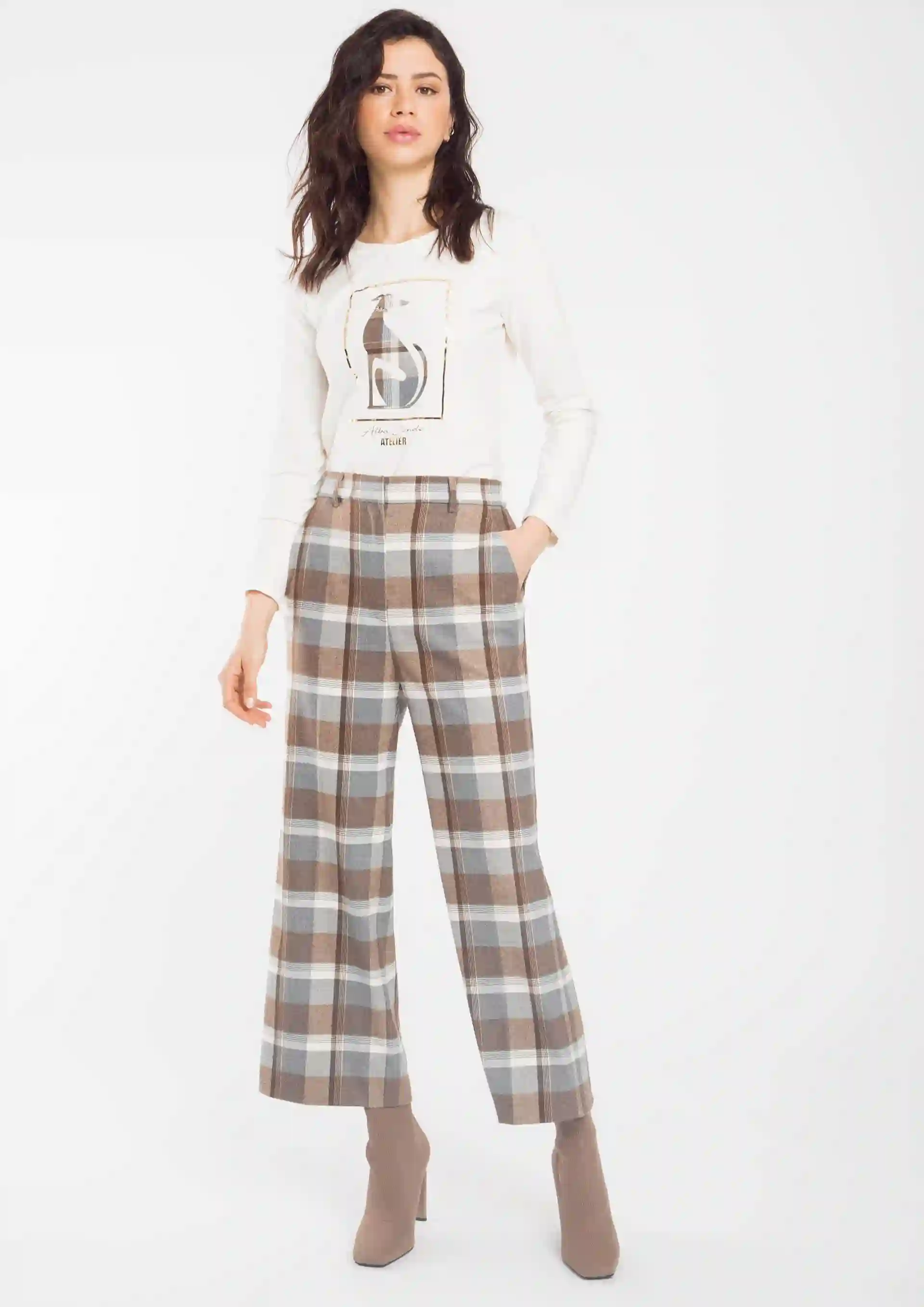 Alba Count Pants Straight Picture Ankle
