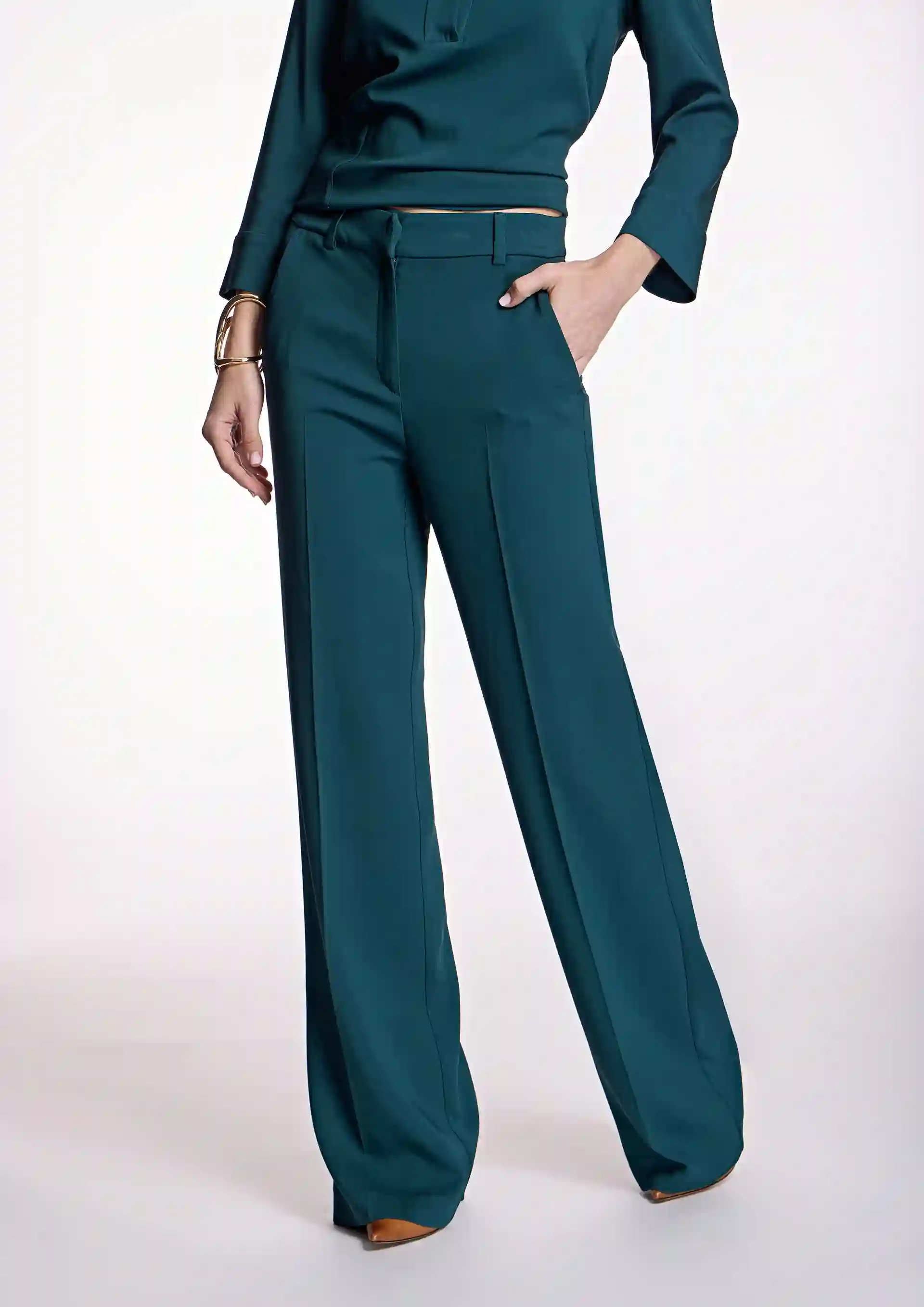 Alba pants Count Green Petroleum