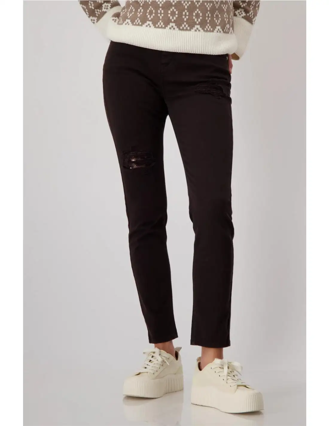 Monarch pants worn chocolate brown - Image 3