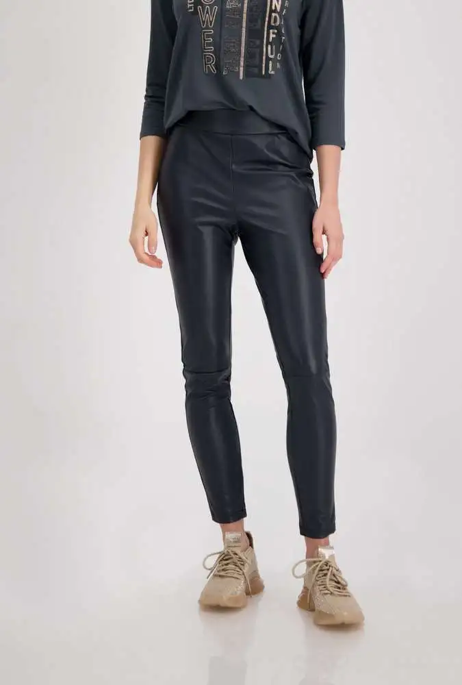 Monarch pants synthetic leather leggin - Image 4