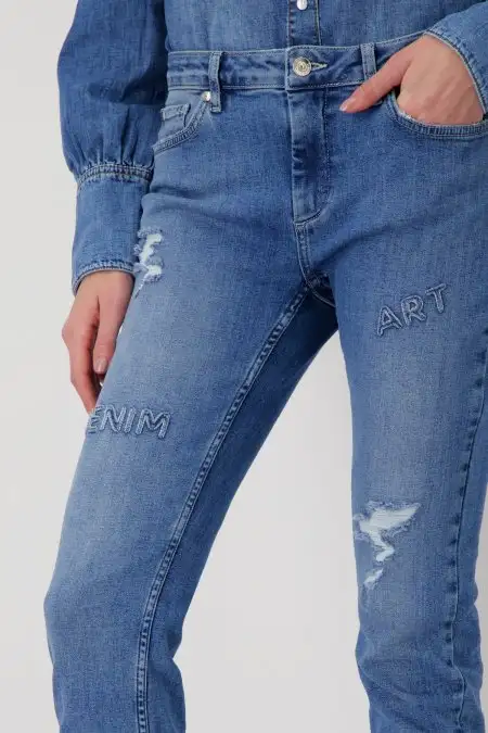 Monarch pants with embroidery - Image 2