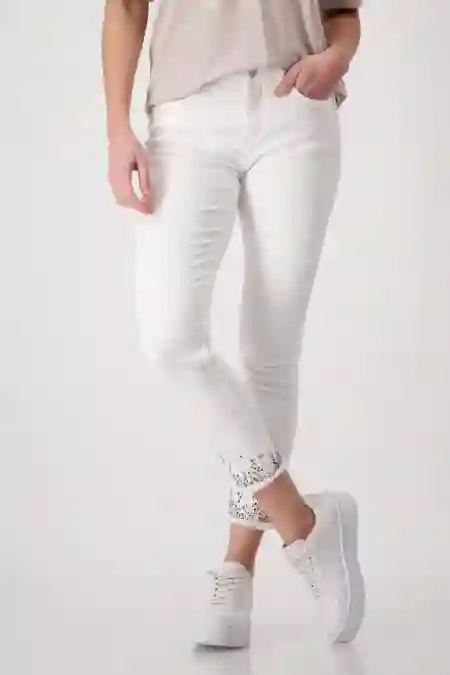 Monarch pants cowboy with decorated hem