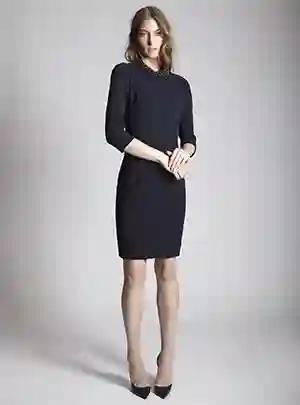Alba Count Black French Manga Dress
