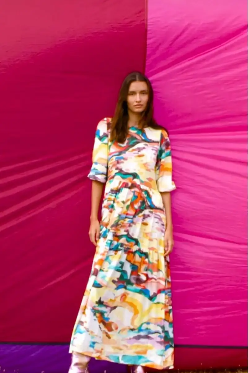 Aldo Martins Dress Porto Watercolor. - Image 3