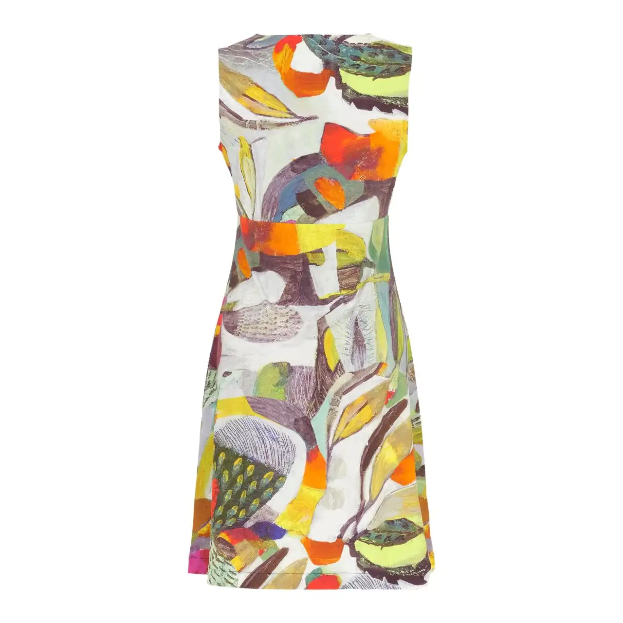 Vestido DOLCEZZA MONTREAL sin mangas Botánica - Imagen 4