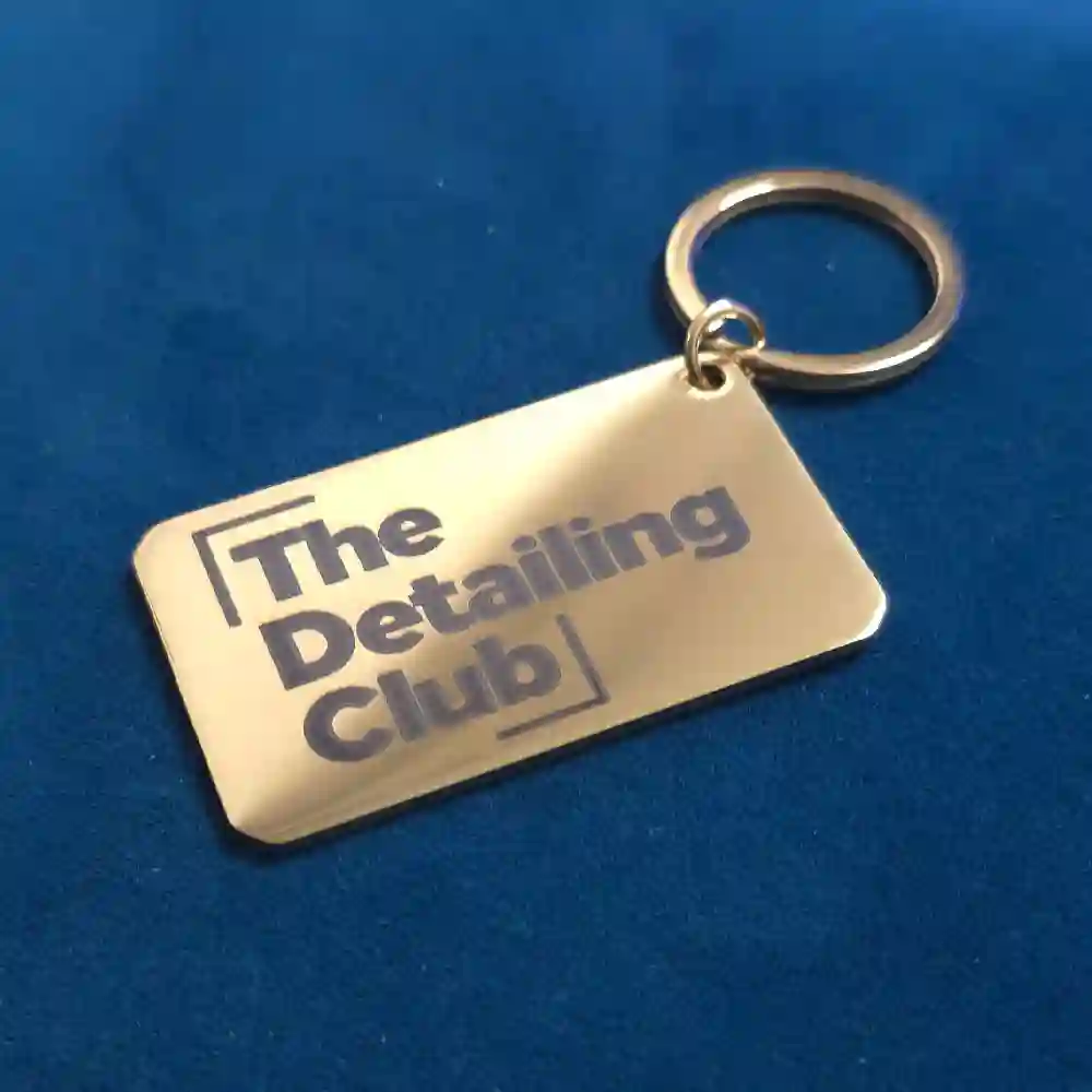 Stainless steel keychain - The detailing club