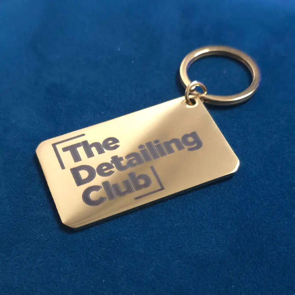 Stainless steel keychain - The detailing club