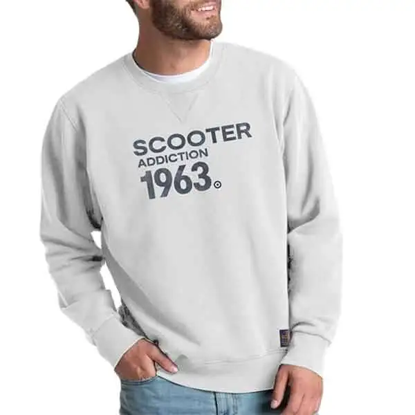Sudadera Scooter Crew logo Crudo