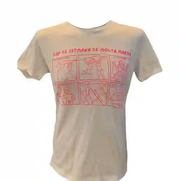 Camiseta mujer cap de setmana de molta marxa