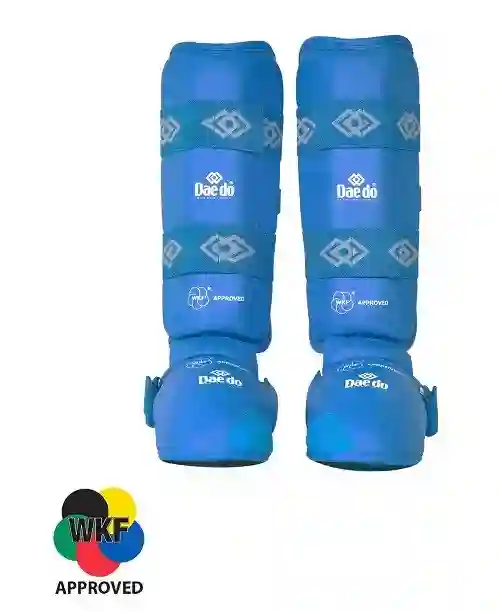 Espinilleras de Karate Azul Daedo