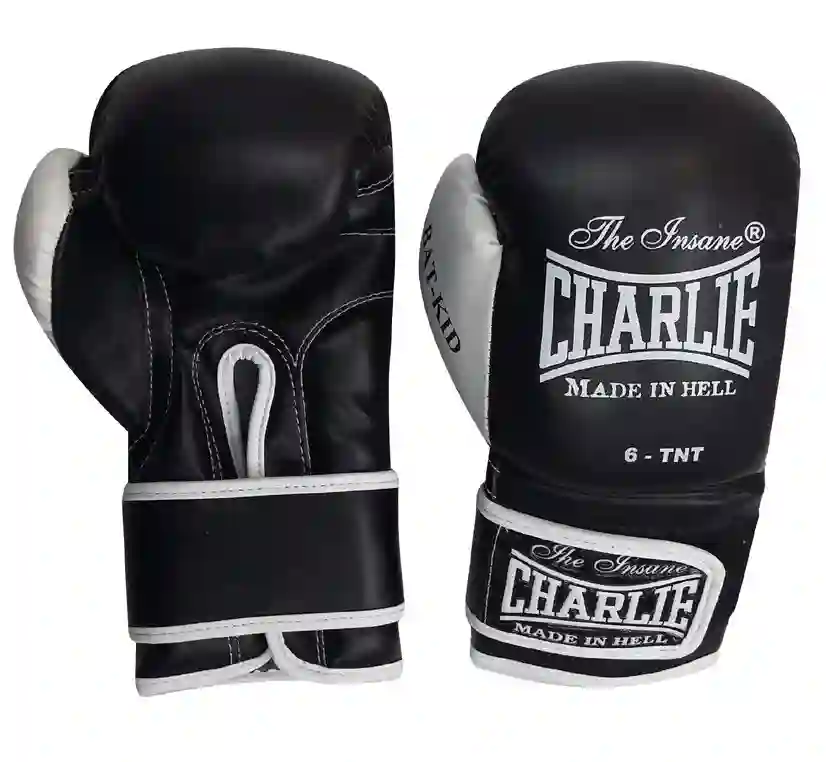Guantes Charlie Junior Kid Negro