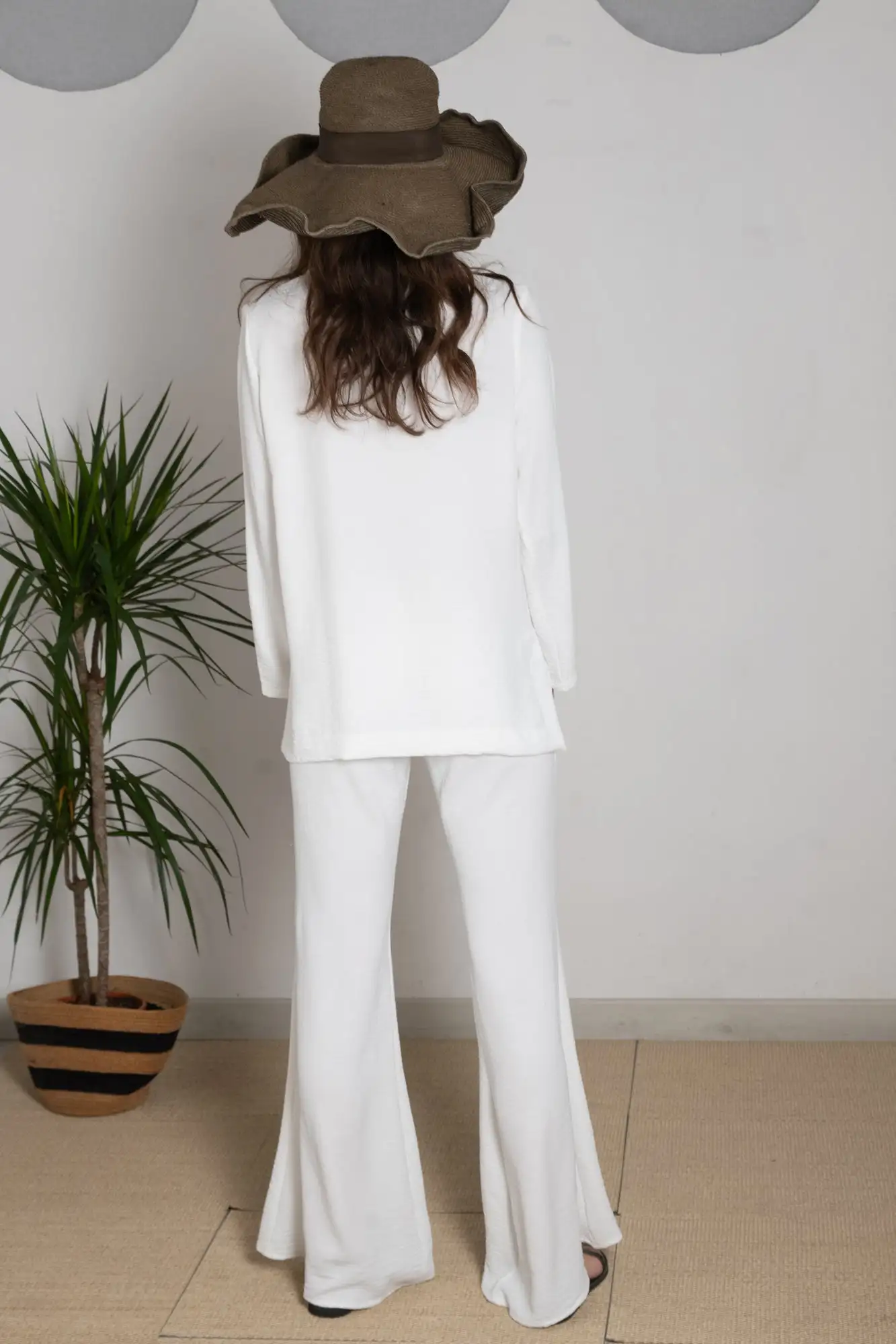 PANTALON FLORENCIA BLANCO. - Imagen 4