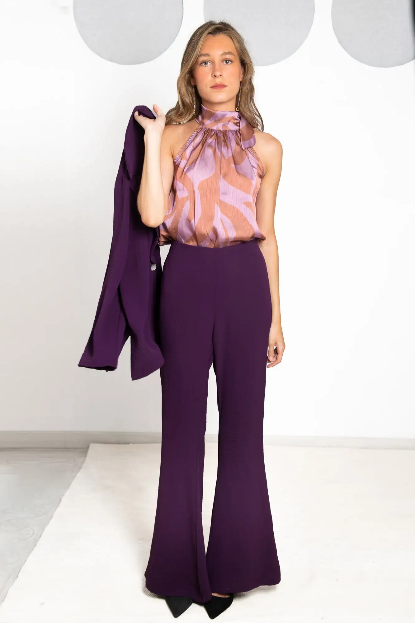 PANTALON FLORENCIA MORADO - Imagen 4
