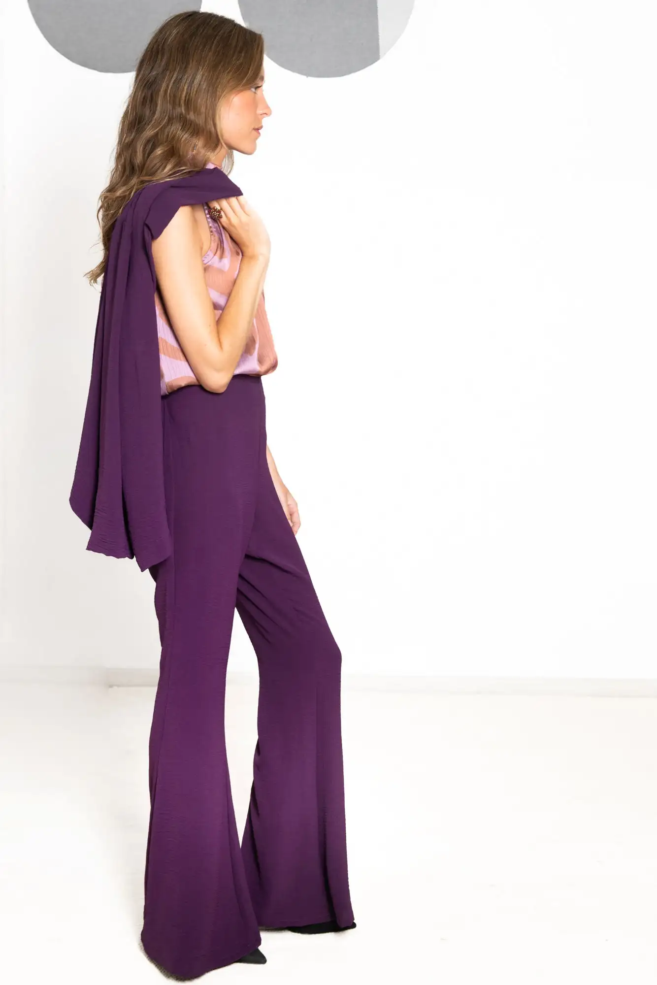 PANTALON FLORENCIA MORADO - Imagen 5