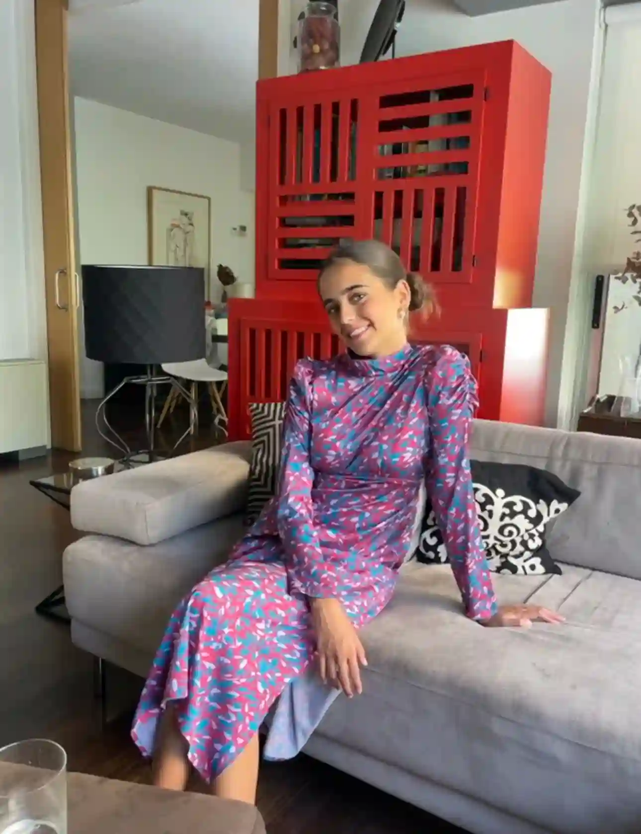 Red Holland dress