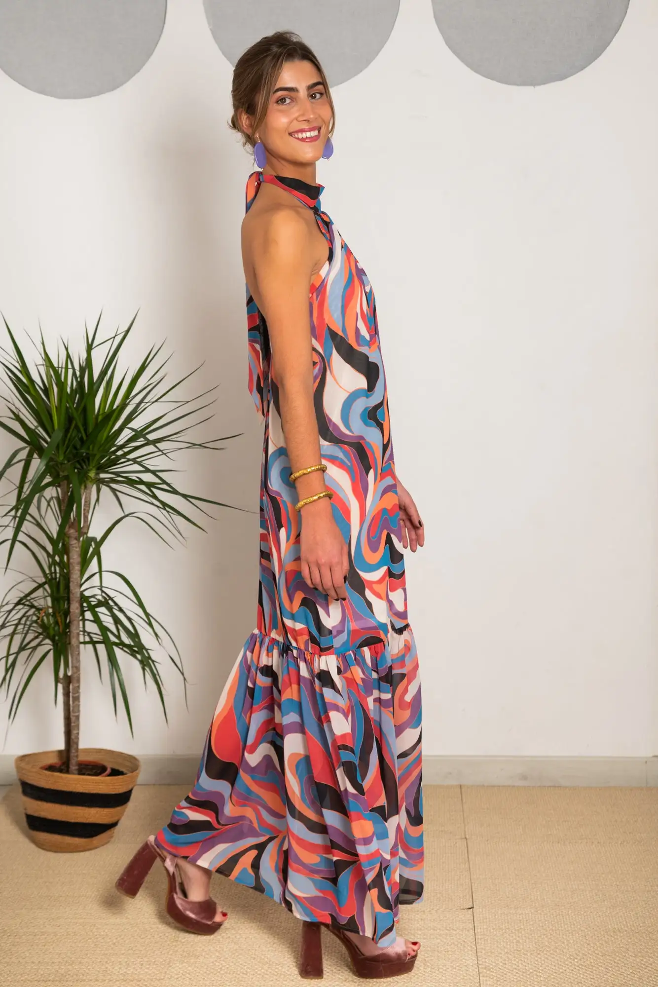 Vestido estampado de Santander - Imagen 2