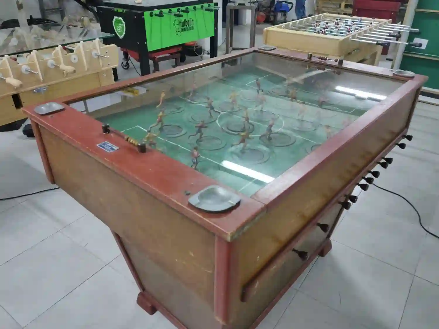 Futbolín francés antiguo