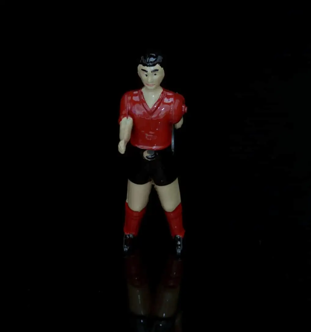 Muñeco Futbolín CÓrdoba Portero Rojo