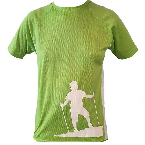 Camiseta técnica unisex verde Nordic Walking Palma