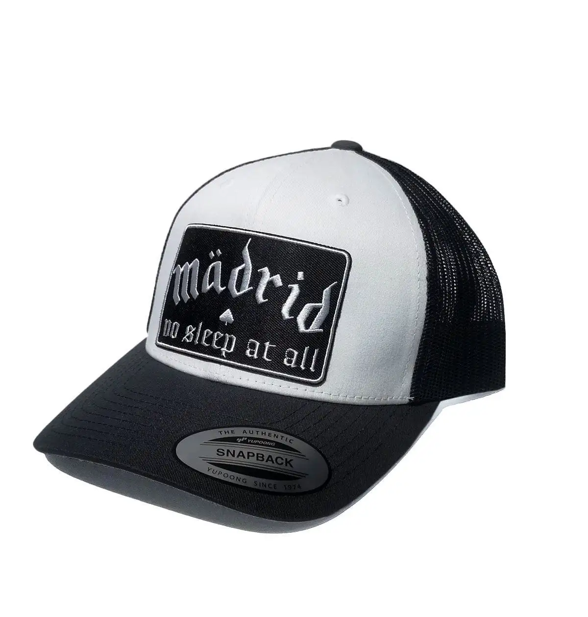 Trucker Madrid no dormir en blanco y negro - FBI