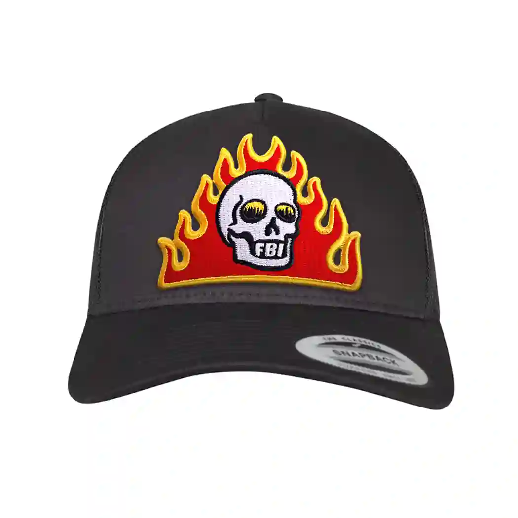 Camioner Skull n Flames - FBI