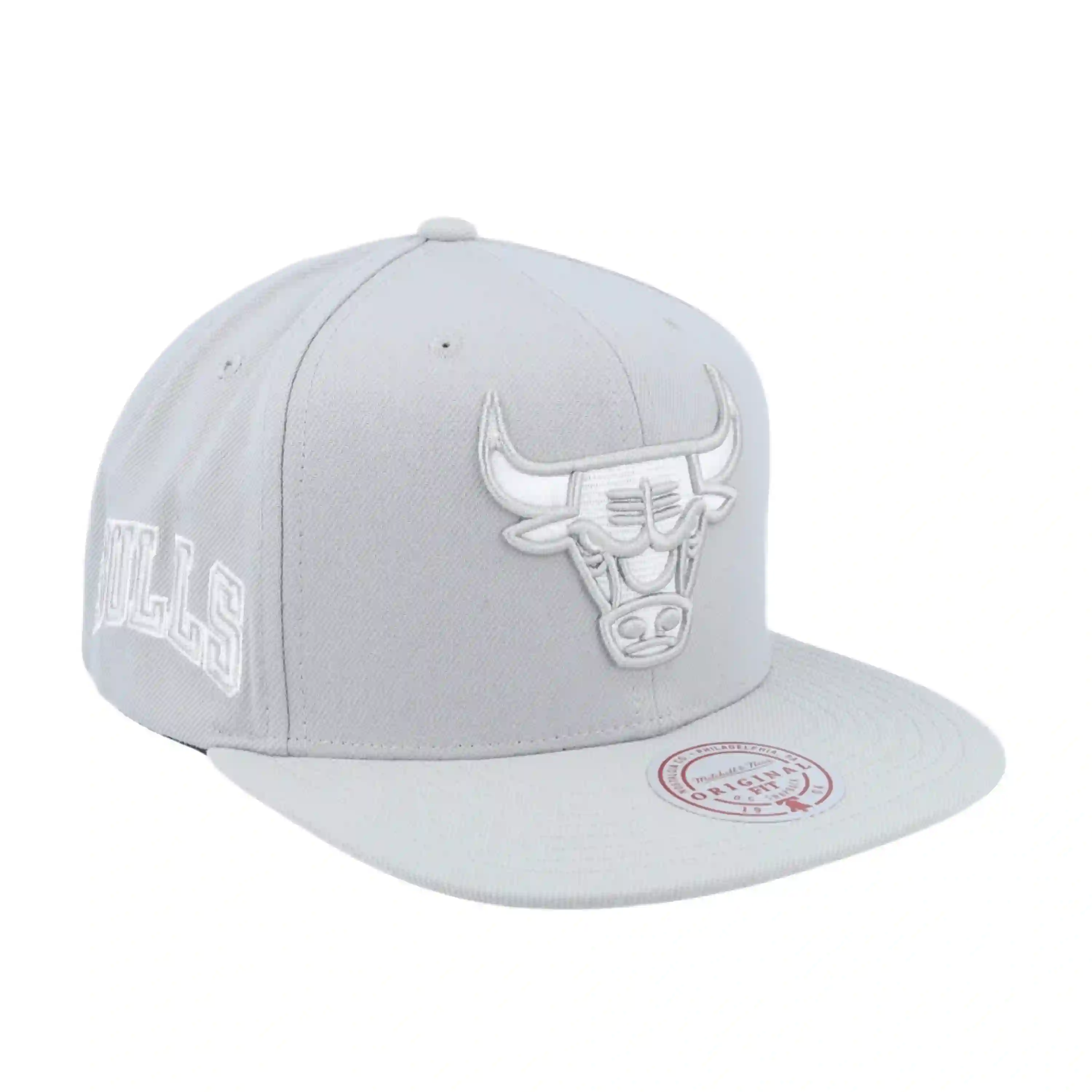 NBA EVERGREEN SNAPBACK CHICAGO BULLS Grey/White - MITCHELL & NESS