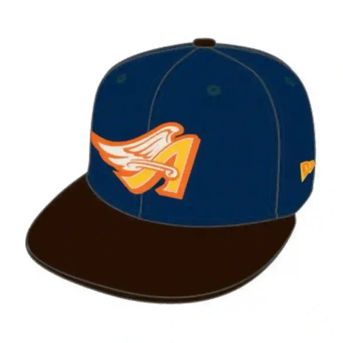 59fifty MLB Anaheim Angels Cooperstown 50th Anniversary Burnt Wood - Nueva era