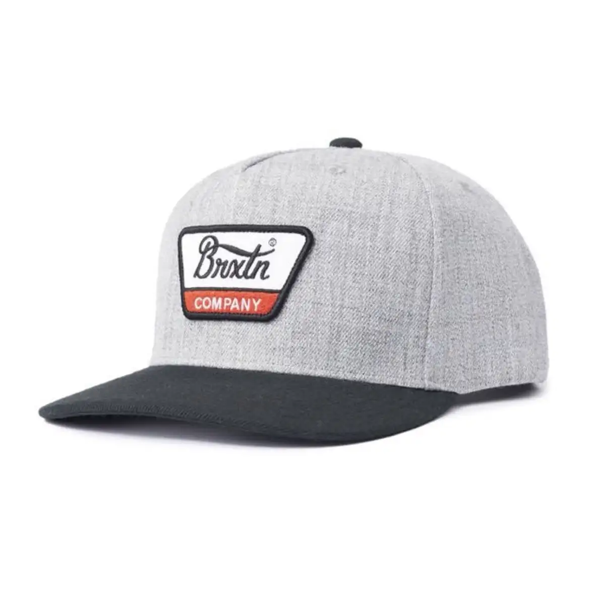 LINWOOD C MP SNAPBACK Heather Grey/White- Brixton