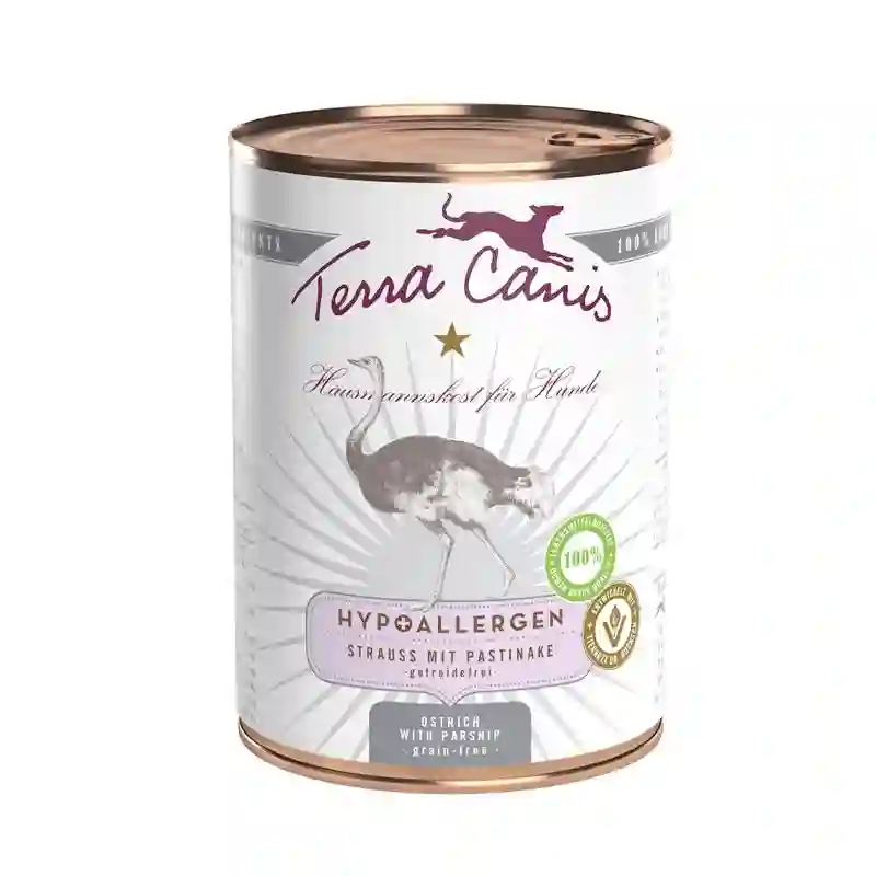 Terra Canis Avestruz Con Chirivía Hipoalergenic 400 grs.