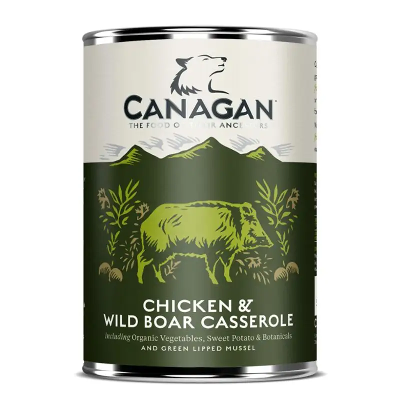 Canagan guiso de pollo y jabalí (400grs)