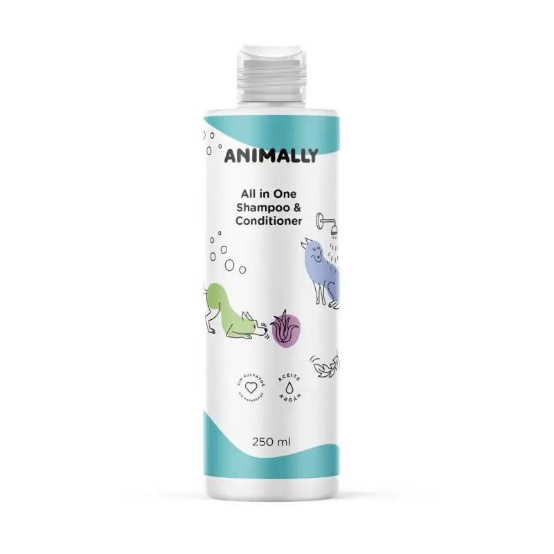 Acondicionador de champúes animalmente