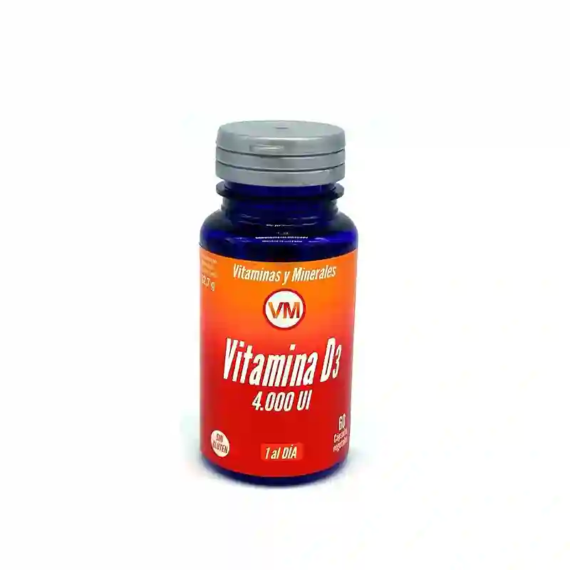 Vitamina D3 4000 ui ynsadiet 60 cápsulas