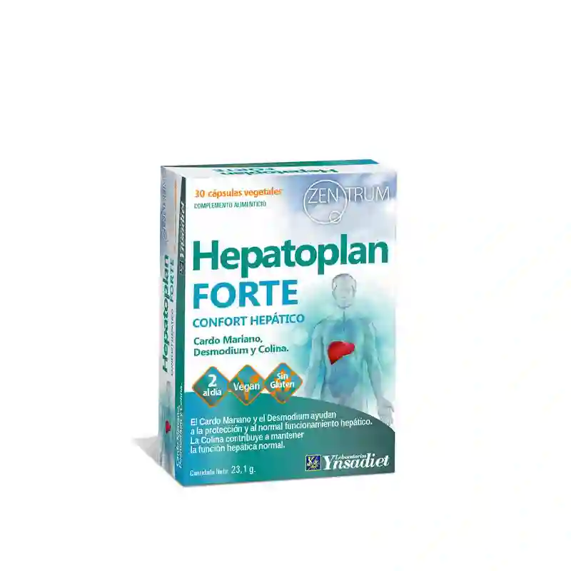 Hepatoplan Forte Zentrum 30 Cápsulas