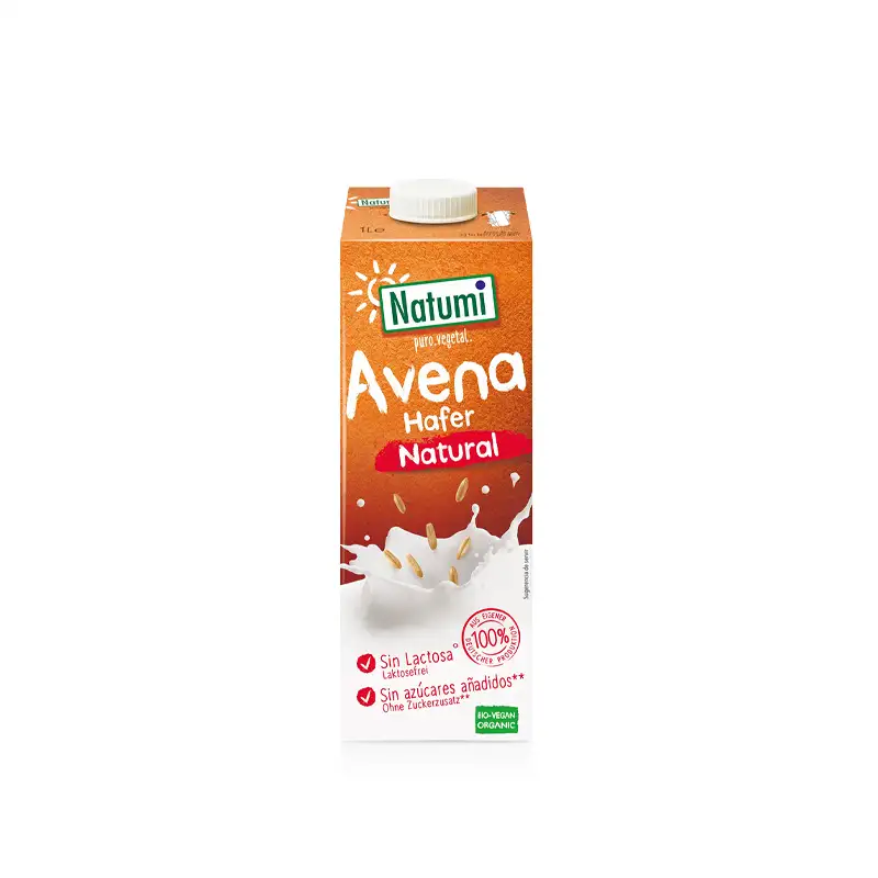 Bebada Vegetal de Avena Natural Natumi 1 l.