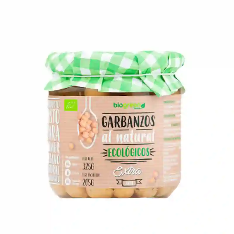 Garbanzos Biogreen 350 ml.
