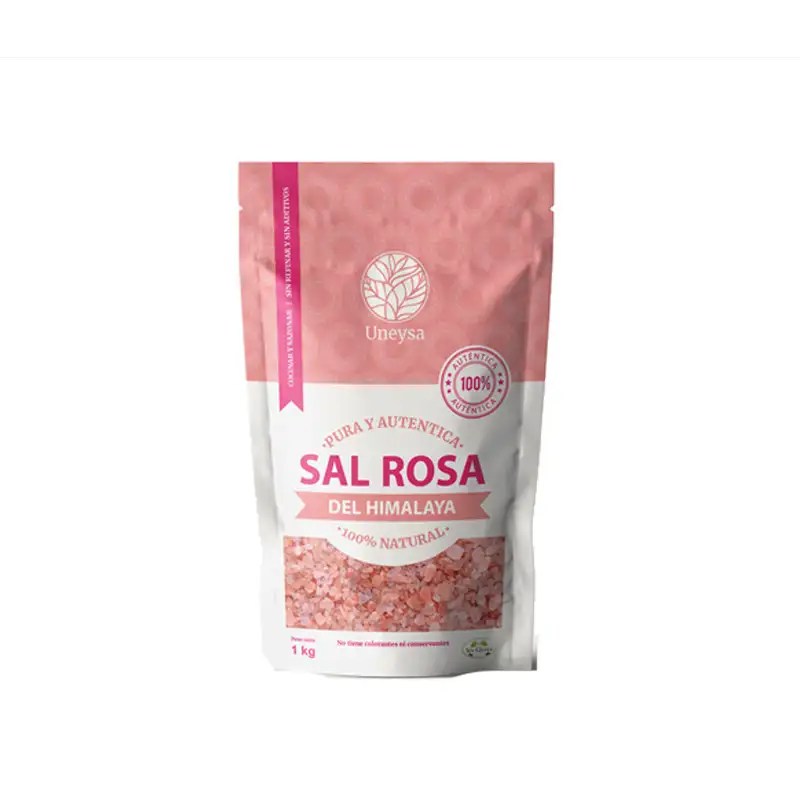Sal rosa del himalaya gruesa Uneysa 1kg.
