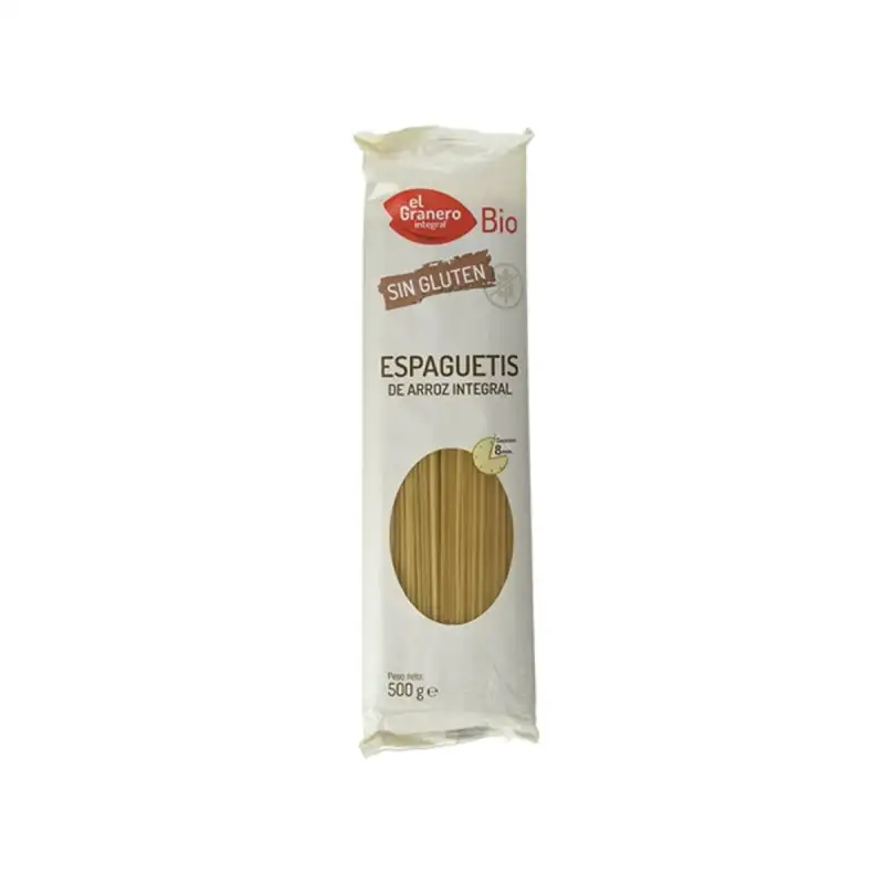 Espaguetis de Arroz integral El Granero 500 gr.