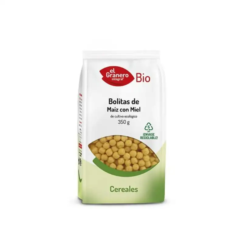Bolitas de maiz con miel El Granero 350 gr.
