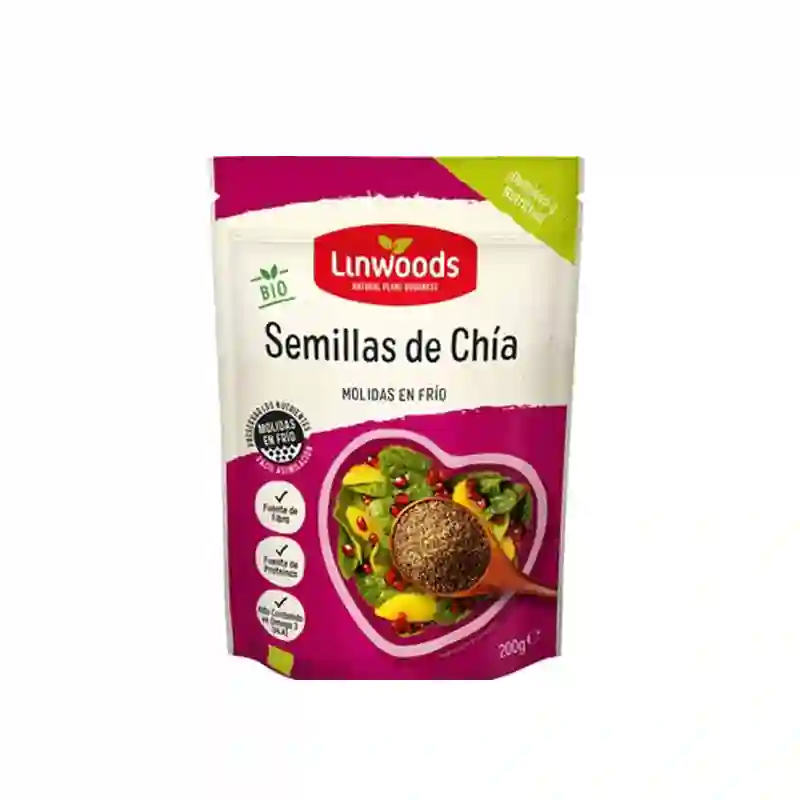 Semillas de Chía Molidas Linwoods 200 Gr.