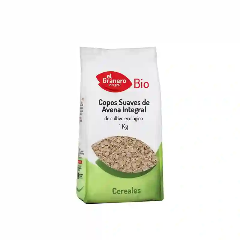 Copos Suaves de Avena integral El Granero 1 kg.