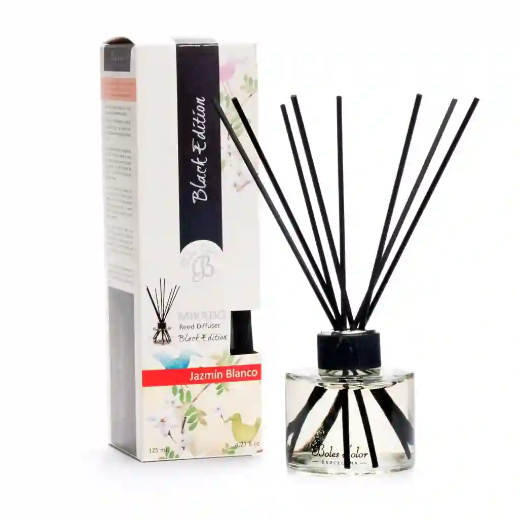 Boles d'olor-Jazmin Blanco-Mikado Black Edition 125 ml